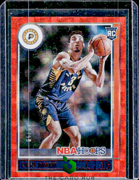 2021-22 Hoops #236 Chris Duarte Hyper Red #/99 RC