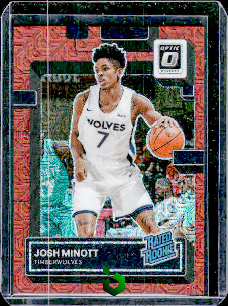 2022-23 Donruss Optic #244 Josh Minott Choice Red RC