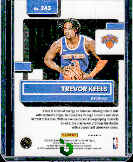 2022-23 Donruss Optic #243 Trevor Keels Choice RC