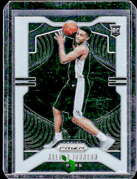 2019-20 Panini Prizm #273 Keldon Johnson Prizms Silver RC