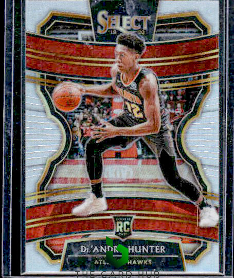 2019-20 Panini Select #40 De'Andre Hunter Silver Prizms RC