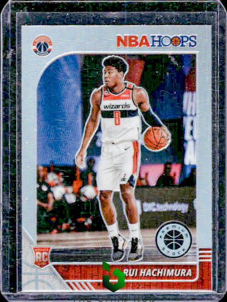 2019-20 Hoops Premium Stock #206 Rui Hachimura Prizms Silver RC