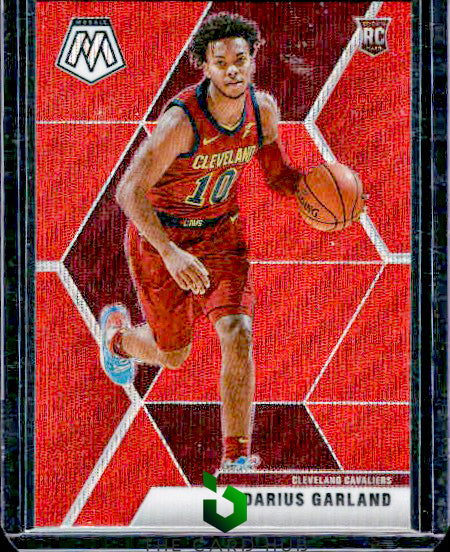 2019-20 Panini Mosaic #249 Darius Garland Red Wave Prizm RC