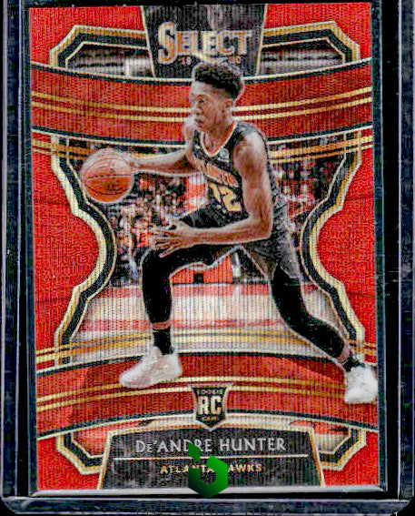 2019-20 Panini Select #40 De'Andre Hunter Red Wave Prizms RC