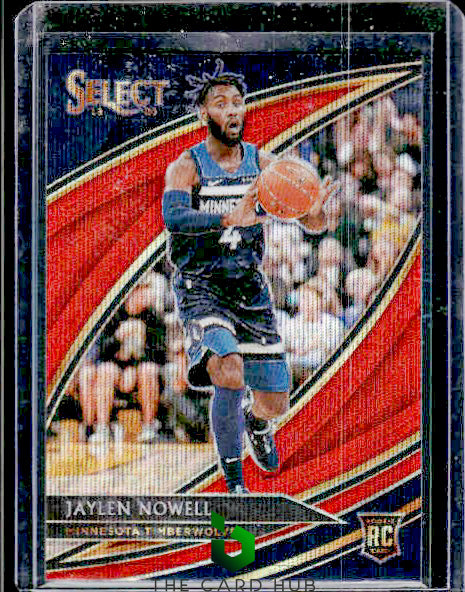 2019-20 Panini Select #268 Jaylen Nowell Red Wave Prizms RC