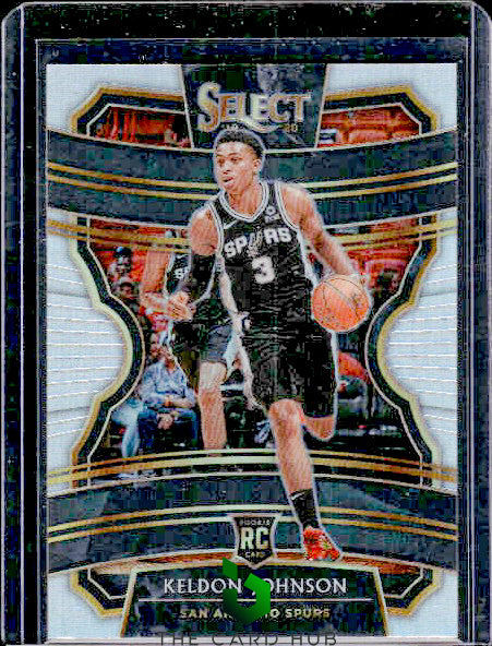 2019-20 Panini Select #45 Keldon Johnson Silver Prizms RC