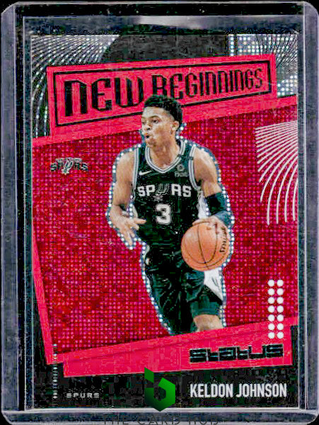 2019-20 Panini Status #3 Keldon Johnson New Beginnings Red RC