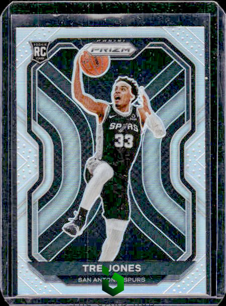 2020-21 Panini Prizm #291 Tre Jones Silver Prizms RC