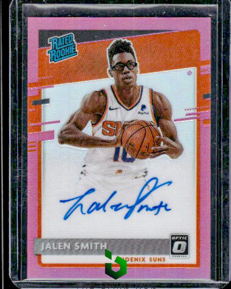 2020-21 Donruss Optic #160 Jalen Smith Rated Rookies Signatures Pink #/25 RC