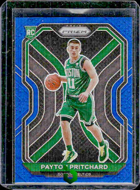 2020-21 Panini Prizm #257 Payton Pritchard Blue Wave Prizms RC