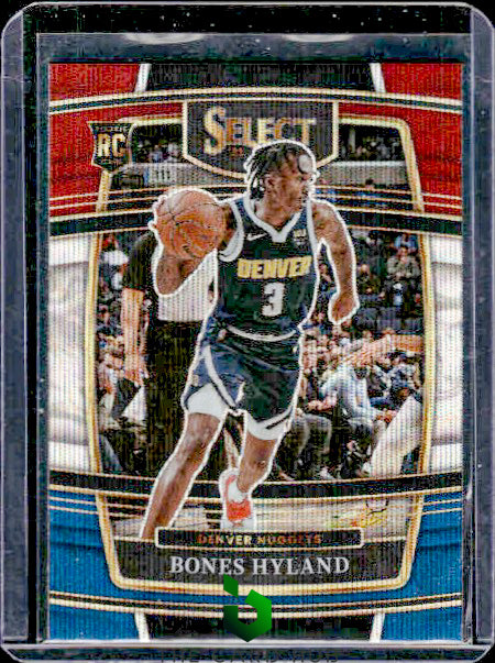 2021-22 Panini Select #79 Bones Hyland Tri-Color Prizms RC