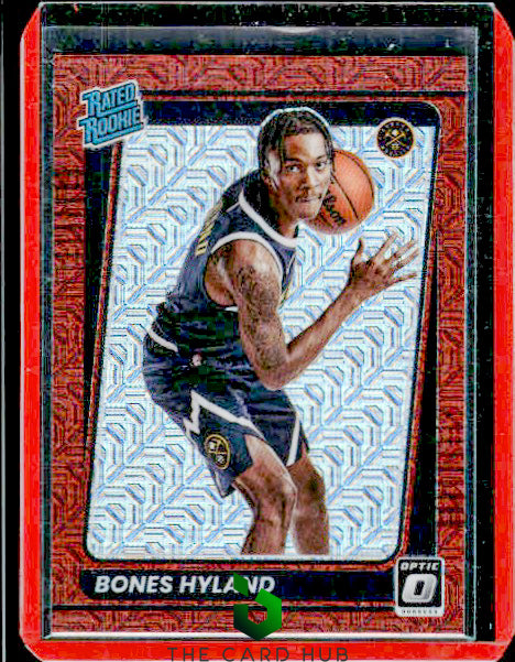 2021-22 Donruss Optic #194 Bones Hyland Choice Prizm RC