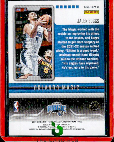 2021-22 Panini Chronicles #272 Jalen Suggs 75th Anniversary #/75 RC