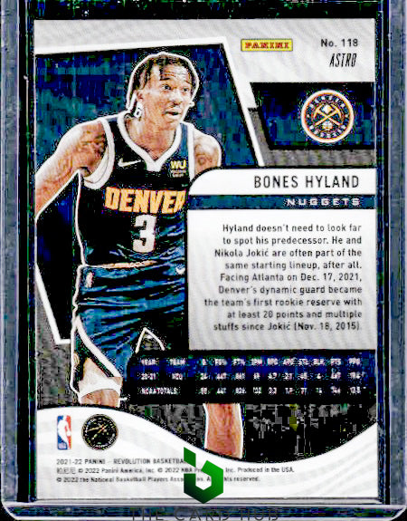 2021-22 Panini Revolution #118 Bones Hyland Astro RC