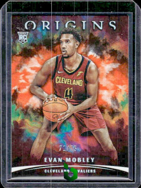 2021-22 Panini Origins #53 Evan Mobley Orange #/75 RC