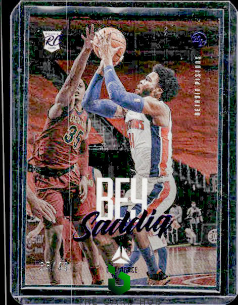 2020-21 Panini Chronicles #138 Saddiq Bey Purple #/49 RC