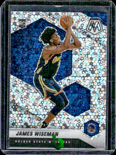 2020-21 Panini Mosaic #205 James Wiseman Mosaic Fast Break Silver Variation RC