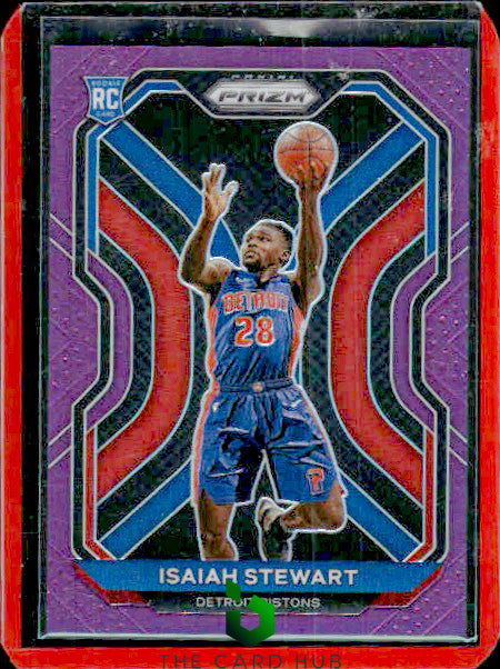 2020-21 Panini Prizm #254 Isaiah Stewart Green Prizms