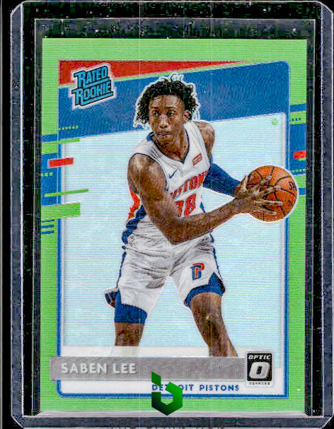 2020-21 Donruss Optic #191 Saben Lee Lime Green #/149 RC