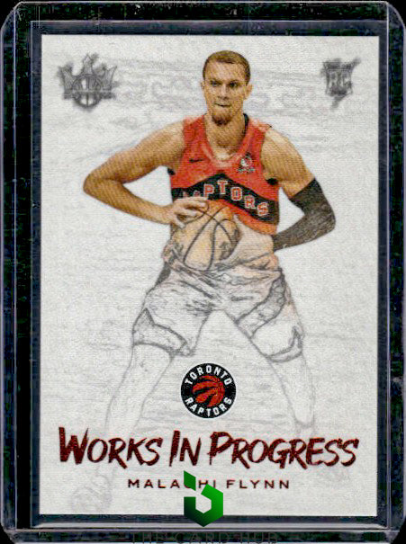 2020-21 Panini Court Kings #24 Malachi Flynn Works in Progress Ruby #/149 RC