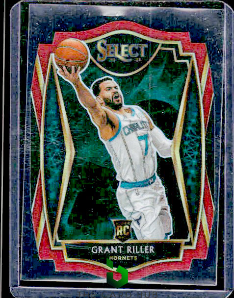 2020-21 Panini Select #166 Grant Riller Maroon Prizms Die Cut #/175 RC