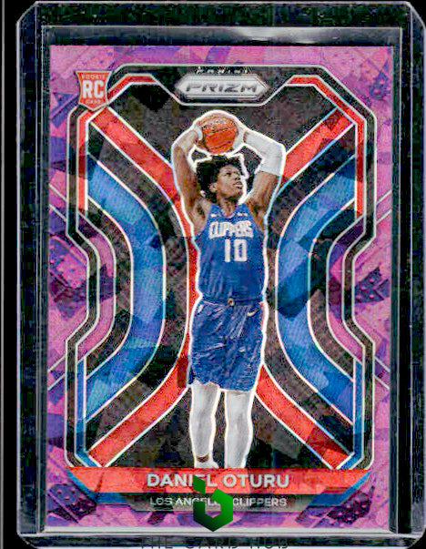 2020-21 Panini Prizm #279 Daniel Oturu Purple Ice Prizms #/175 RC