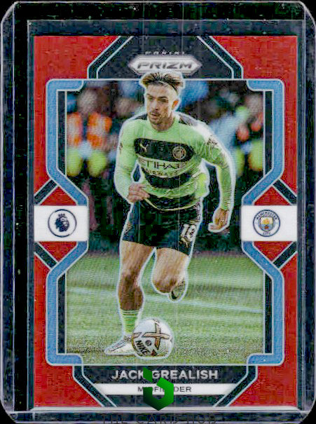 2022-23 Panini Prizm Premier League #6 Jack Grealish Prizms Red #/149