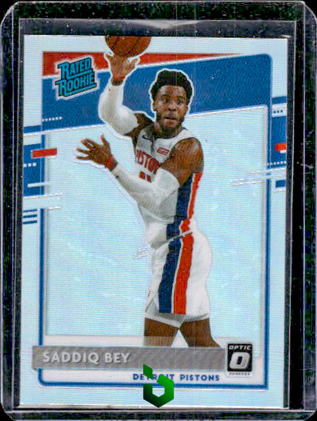 2020-21 Donruss Optic #169 Saddiq Bey Holo RC