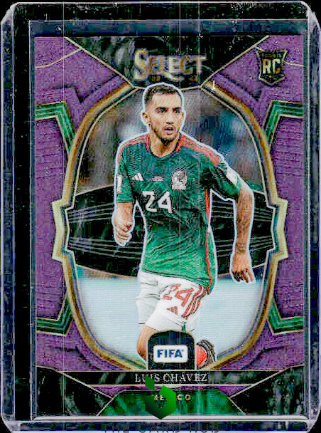 2022-23 Panini Select FIFA #40 Luis Chavez Purple #/75 RC