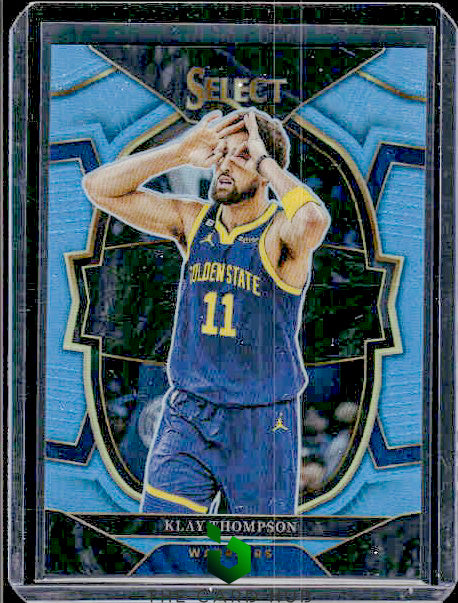 2022-23 Panini Select #19 Klay Thompson Light Blue Prizms #/299