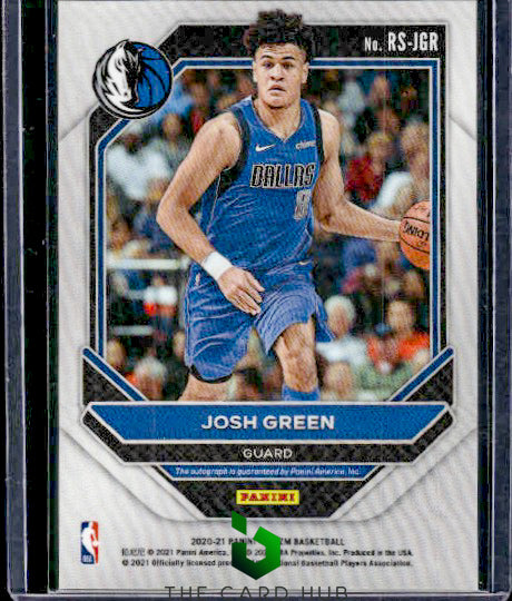 2020-21 Panini Prizm #RS-JGR Josh Green Rookie Signatures RC