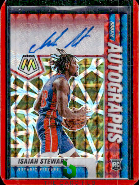 2020-21 Panini Mosaic #RA-IST Isaiah Stewart Rookie Autographs Choice RC