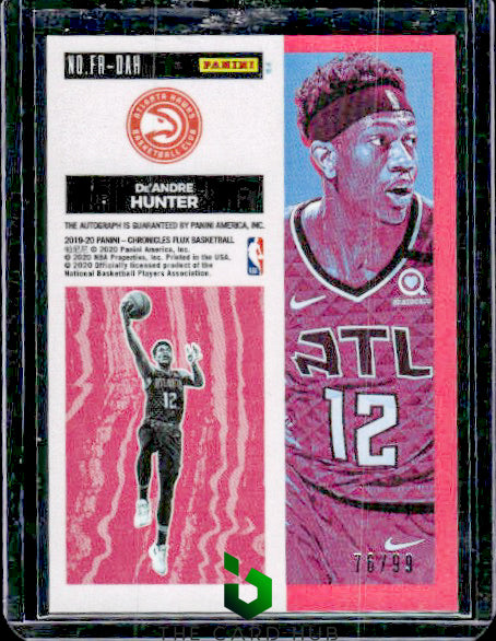 2019-20 Panini Chronicles #FR-DAH De'Andre Hunter Flux Rookie Auto #/99 RC