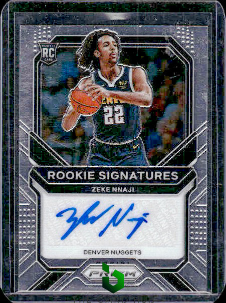 2020-21 Panini Prizm #RS-ZNJ Zeke Nnaji Rookie Signatures RC