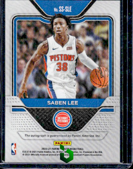 2020-21 Panini Prizm #SS-SLE Saben Lee Sensational Signatures RC