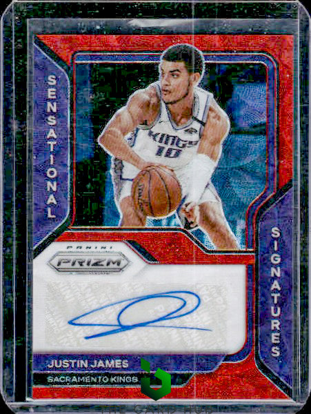 2020-21 Panini Prizm #SS-JJA Justin James Sensational Signatures Choice RC