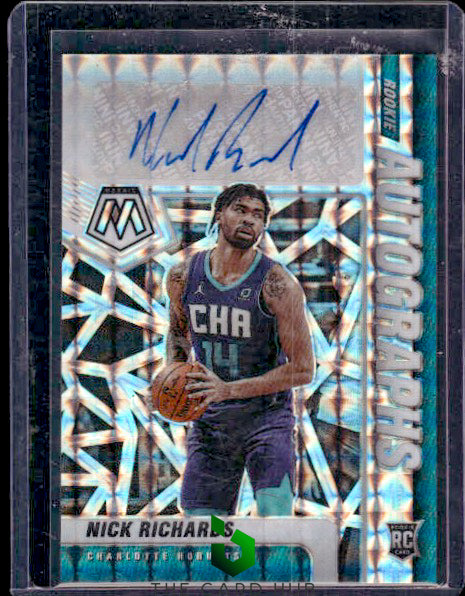 2020-21 Panini Mosaic #RA-NRI Nick Richards Rookie Autographs Mosaic RC