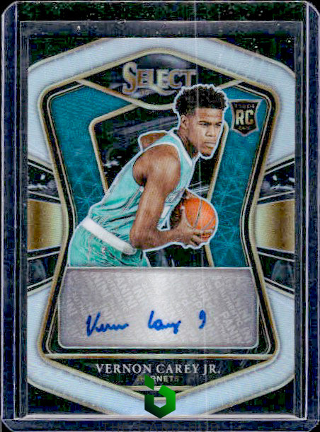 2020-21 Panini Select #RS-CAR Vernon Carey Jr. Rookie Signatures #/249 RC