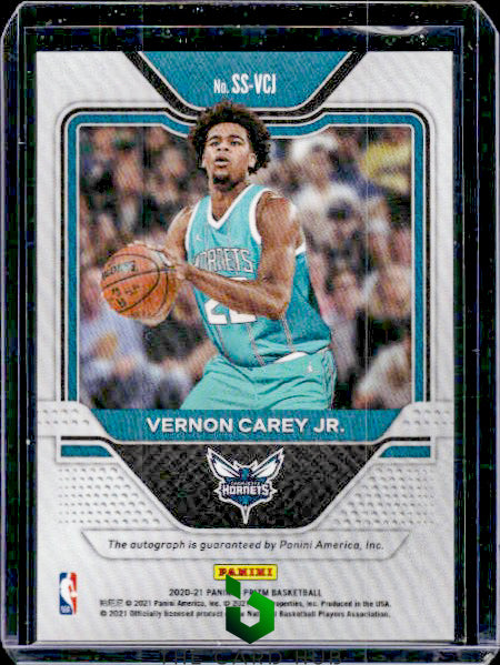 2020-21 Panini Prizm #SS-VCJ Vernon Carey Jr. Sensational Signatures RC