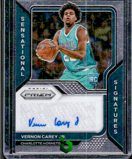 2020-21 Panini Prizm #SS-VCJ Vernon Carey Jr. Sensational Signatures RC