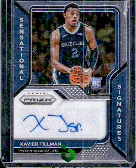 2020-21 Panini Prizm #SS-XTM Xavier Tillman Sensational Signatures RC