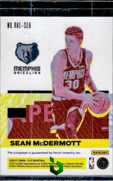 2020-21 Panini Flux #RAI-SEA Sean McDermott Influx Rookie Autographs RC