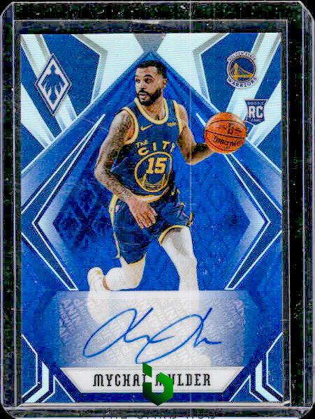 2020-21 Panini Chronicles #PH-MYC Mychal Mulder Phoenix Auto Blue #/25 RC