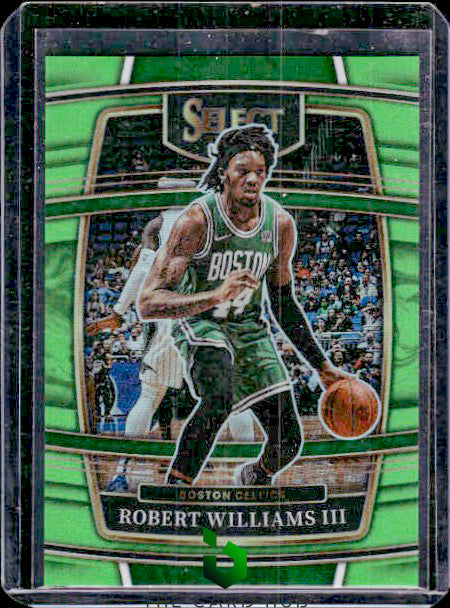 2021-22 Panini Select #44 Robert Williams III Neon Green Prizms #/75