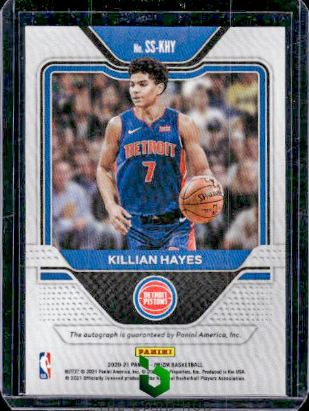 2020-21 Panini Prizm #SS-KHY Killian Hayes Sensational Signatures RC