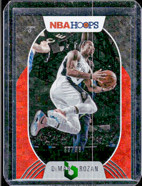 2020-21 Hoops #122 DeMar DeRozan Hyper Red #/99