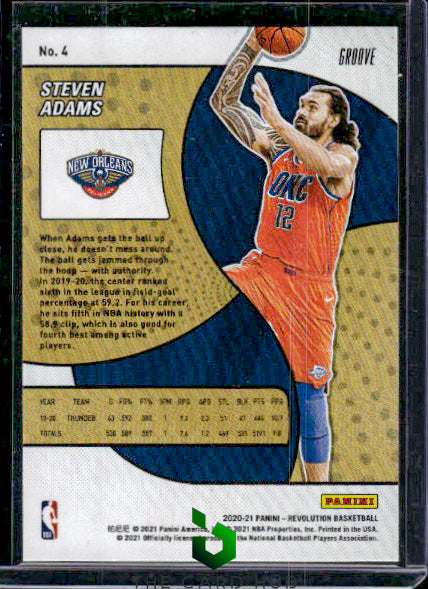 2020-21 Panini Revolution #4 Steven Adams Groove