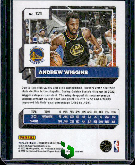 2022-23 Donruss #121 Andrew Wiggins Holo Laser #/149