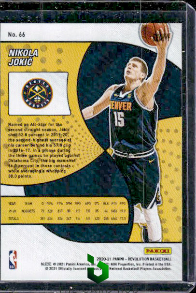 2020-21 Panini Revolution #66 Nikola Jokic Groove