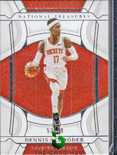 2021-22 Panini National Treasures #50 Dennis Schroder #/99